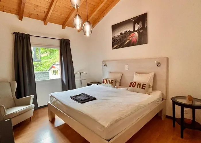 בית נופש Cozy Swiss Heated Swim Mountain Views Near Bern - Perfect Vacation Base (adults Only) *